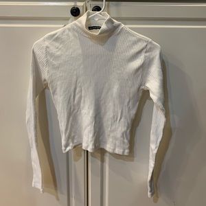 Brandy Melville Ribbed Diana Turtleneck Top